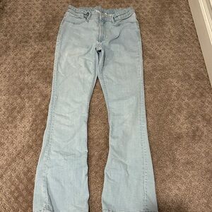 Light Blue girls 14 flare Jeans like new